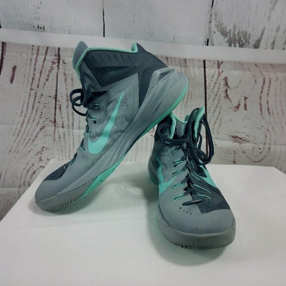 Nike Hyperdunk Gray Teal Basketball Shoes main image 5